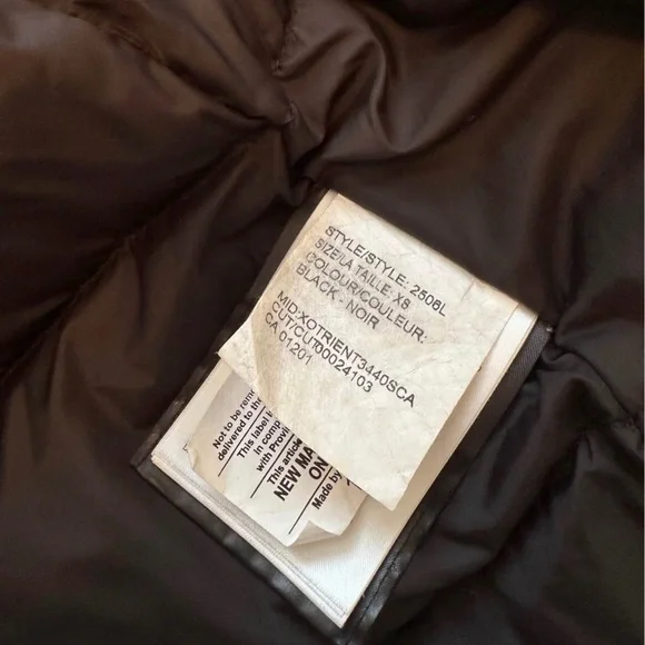 Women's Canada Goose Black Parka with Fur Trim - Picture 8 of 11